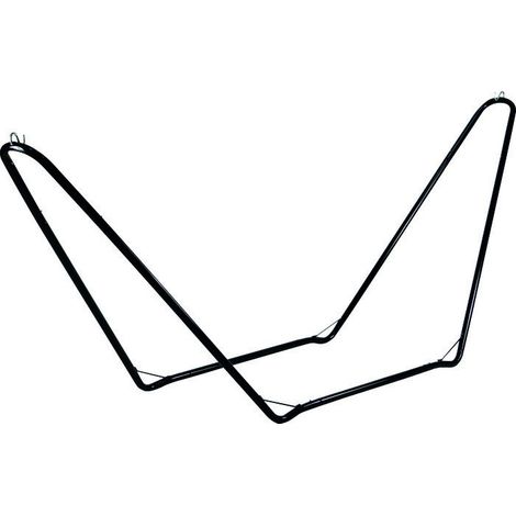 Support per amaca in acciaio nero
