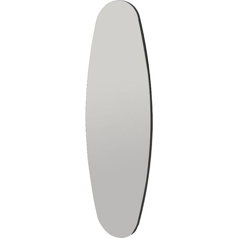 Spiegel Pray, Oval, Wandmodell, Struktur Transparent, Größe 40x120 cm, Transparent
