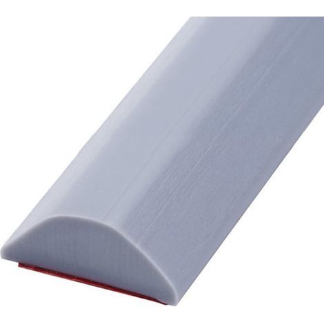 Barre de protection en silicone pour porte de douche sans cadre (gris) (1/4)