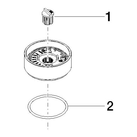 Dornbracht 90184029000-38 Poignée Pièces de rechange