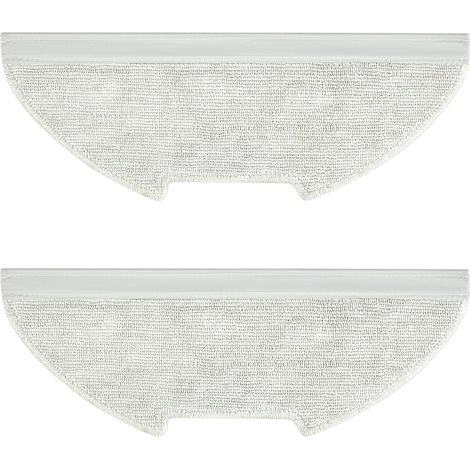 Lot de 2 Serpillière de Remplacer pour E10s/E20 Plus Robot Aspirateur Laveur, 2 Lingettes de Remplacement, 2 Pièces