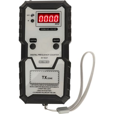 Infrarot-Frequenztester für Fernbedienungsschlüssel, 100 MHz bis 1 GHz, hochpräzise Digitalanzeige, Schlüsselanhänger-Frequenztester (1/4)