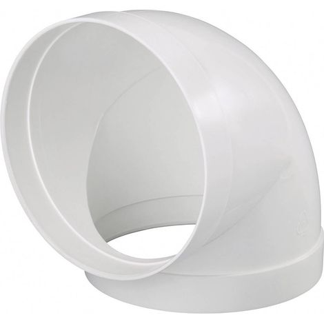 Wallair 20210165 Raccordo angolare 90° bianco Ø 150 mm