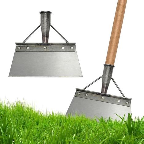 26 cm Multifunktions Gartenschaufel aus Manganstahl zum Jäten von Unkraut, zur Moosbekämpfung und zum Schneeräumen im Garten (1/5)