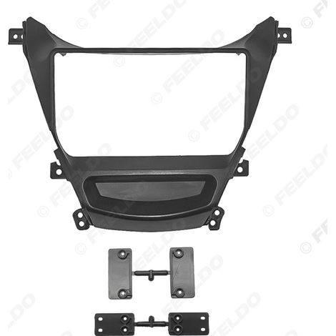 Compatible avec les modèles Hyundai Elantra 2012-2017, cadre de navigation grand écran Android, panneau de modification audio-visuel, 9 pouces.