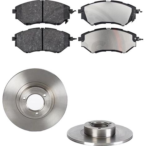 KIT FRENI ANTERIORI compatibile con SUBARU OUTBACK (BS) - DISCHI + PASTIGLIE OEM: P 78 017 / 18600 /SOSTITUZIONE DIRETTA/BASSA POLVERE/SILENZIOSO (1/5)