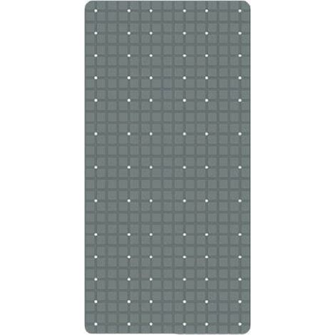 Cleafe - Tappeto Tappetino In Pvc Antiscivolo Vasca Da Bagno Doccia 68x36cm 79755 Grigia - (1/2)
