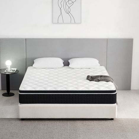 Bolli – Matelas mémoire de forme 160x200cm – Épaisseur 26cm – Fermeté modérée – 7 zones de soutien – Haute densité pour sommeil réparateur