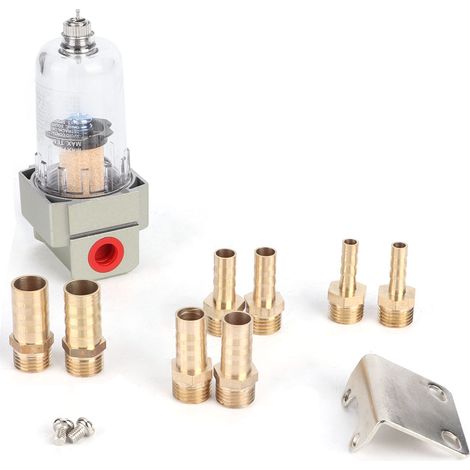 Séparateur d'huile universel pour moteur auto, réservoir collecteur avec filtre à huile à chicane (1/5)