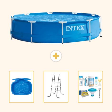 Intex Piscine Tubulaire Ronde - 366x76 cm - 4-pièces  S22460 (1/5)