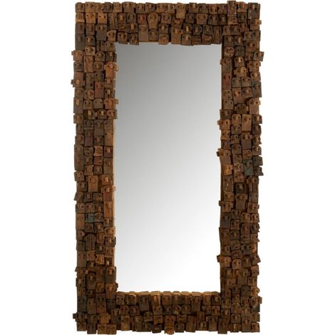 Miroir à Poser en Bois "Syma" 180cm Marron (1/5)