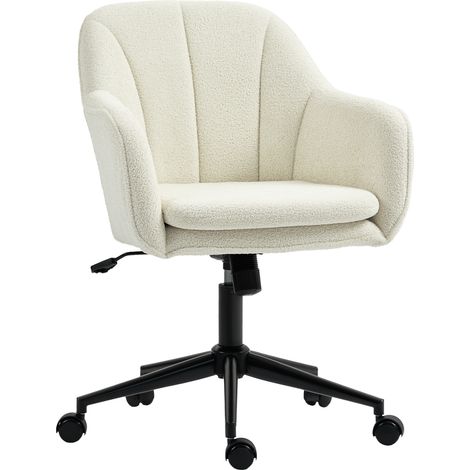 Fauteuil de bureau, beige, réglable, pour bureau, assise ergonomique, poste de travail maison, confort de travail, assise stable