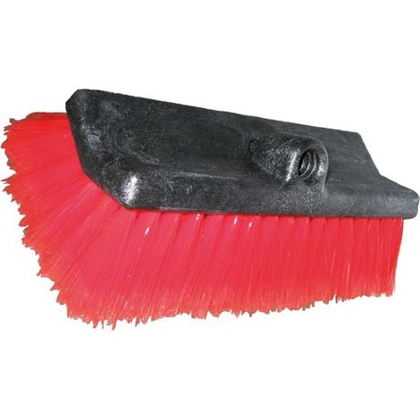 Brosse rouge bifaces 25cm fibres souples - PRONET