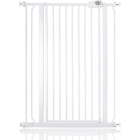 Bettacare Child and Pet Gate, 81.4cm - 89cm, White, Extra Tall Gate 104cm in Height, Pressure Fit Stair Gate