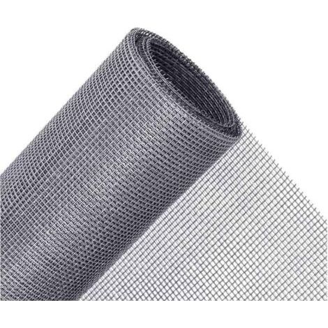 Gabrielle – Rouleau moustiquaire 150 x 300 cm – Tissu en fibre de verre anti-rayures – Réglable pour fenêtres – Circulation d'air optimale