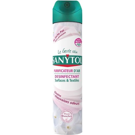 Sanytol Purificatore d'Aria Disinfettante per Superfici/Tessuti 300ml - Sanytol