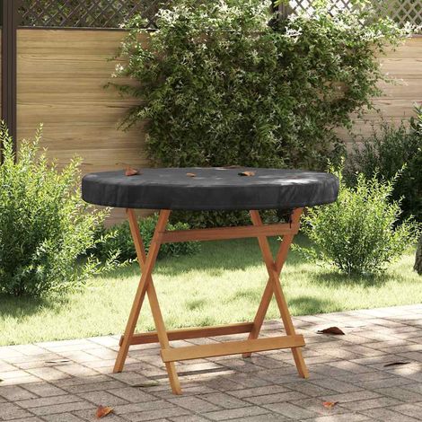 vidaXL Copertura per Tavolo da Esterno 102 x 102 x 10 cm Tessuto 210D (1/4)