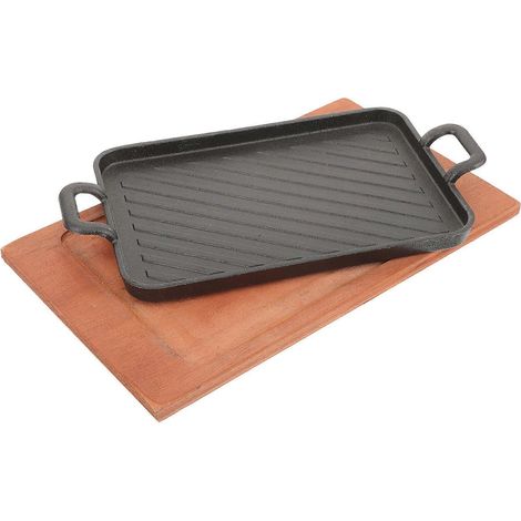 Plaque de cuisson extérieure en métal, compatible avec la cuisson au four, 1 ensemble en fer durable (1/5)