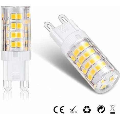 YMYNY G9 LED Lampe Ampoules, Blanc Chaud 3000K 5W G9 LED Ampoule Lumiere équivalent aux ampoules halogènes de 40 W 420 lumens not dimmable, lot de 10 [Classe énergétique A+] (1/4)
