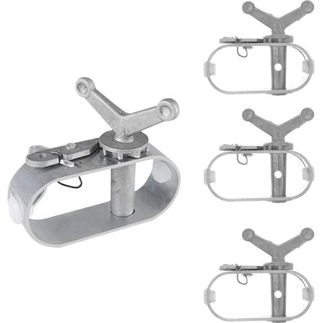tendeurs de corde en alliage d'aluminium, crochets de tension réglables, faciles à utiliser, adaptés aux clôtures, cintres et tentes. (1/5)