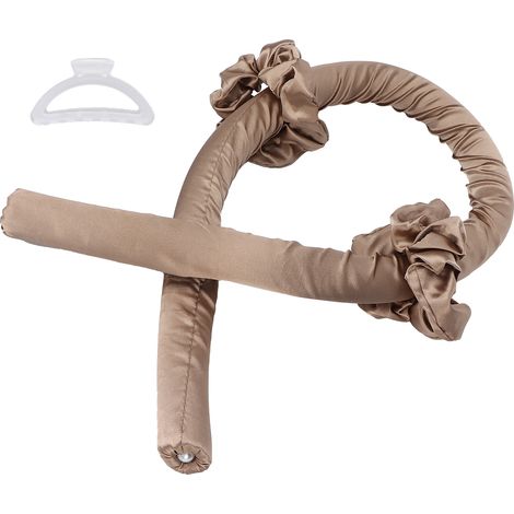 Outil de bouclage pour cheveux de nuit à faire soi-même, bigoudis sans chaleur, bandeau kaki (1/5)
