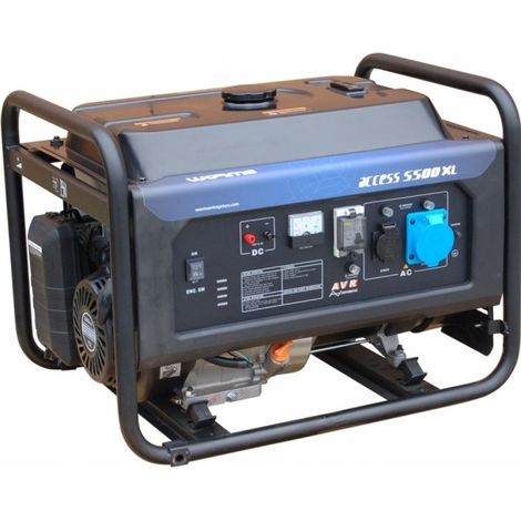 Worms - Groupe électrogène chantier PRO (Grande Autonomie) 5.5KW + AVR - ACCESS 5500 XL
