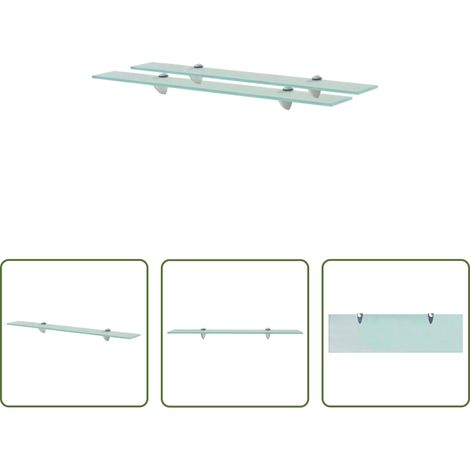 Glasregal - Schweberegale 2 Stk. Glas 70x20 cm 8 mm (1/5)