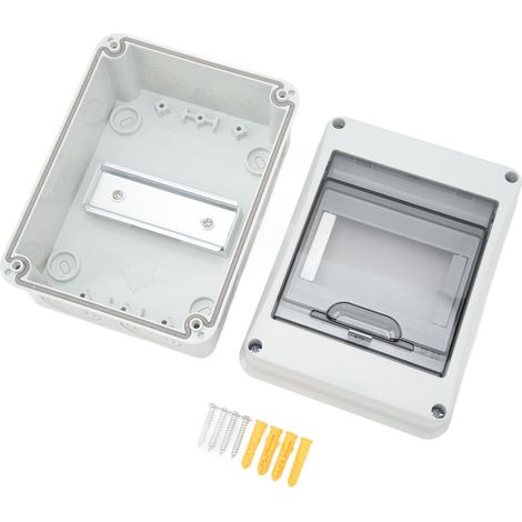 Boîte de distribution 5 voies IP65 étanche, coffret de protection avec montage ouvert, disjoncteur étanche pour extérieur (1/5)