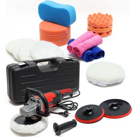 Set smerigliatrice lucidatrice 26 pezzi 1500 watt 3000 giri/min max lucidatrice lucidatrice 160000694