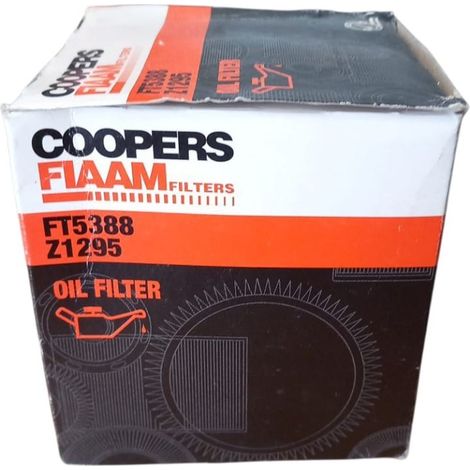 Filtro olio motore marca coopers fiaam codice filtro ft5388  z1295
