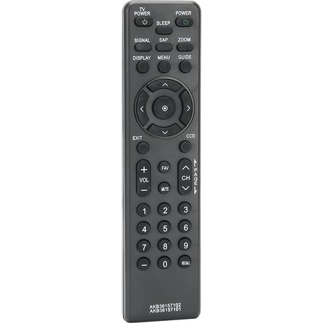 Schwarze Ersatzfernbedienung für die Fernseher DTT900, DTT901, LSX300 und LSX3004DM (1/5)