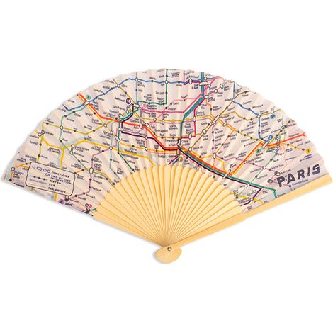 Paris Transit Map Fan