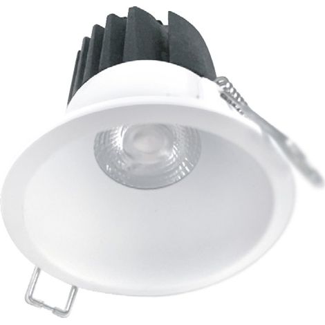 Spot encastré rond à LED blanche ABEL 12W 3000K 1000 lm IP44 (1/5)