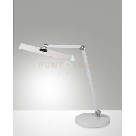 Lampada da Tavolo Bianco BEBA Unico Design con Luce Regolabile a Led
