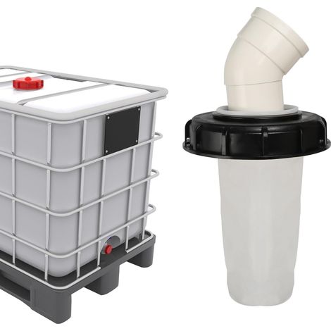 Filtre Couvercle IBC, 163mm Filtre Couvercle IBC Nylon Filtre eau de Pluie Lavable avec Couvercle, Accessoires Réservoir IBC Couvercle IBC Avec Filtre pour Réservoir eau de Pluie IBC DN 150 (1/5)