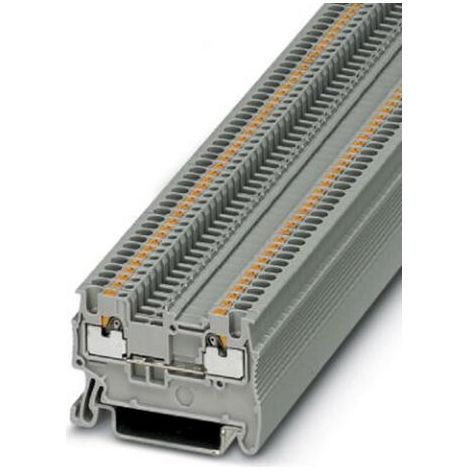 Bloc de jonction de traversée Phoenix Contact PT 1.5/S, 0.14 1.5mm², Enfichable, Gris ( Prix pour Paquet de 5 ) (1/5)
