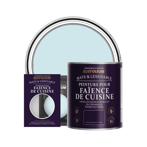 Rust-Oleum Peinture pour faïence de cuisine mate - Eucalyptus (1/3)