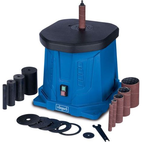 Levigatrice a mandrino oscillante tamburo 450w Scheppach osm100