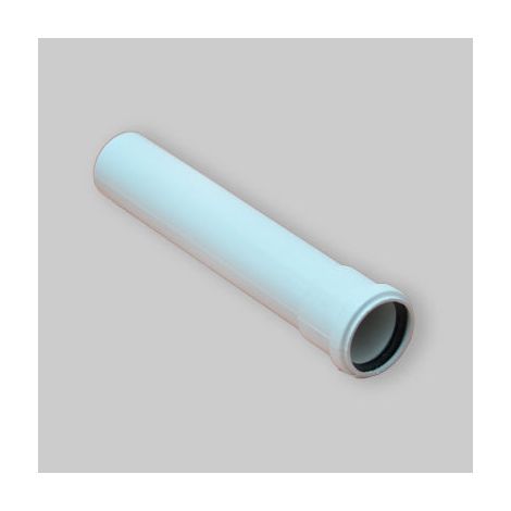 CANOTTO DI COLLEGAMENTO PUCCI SENZA ROSONE - Bianco cm 29 prolungato (1/3)