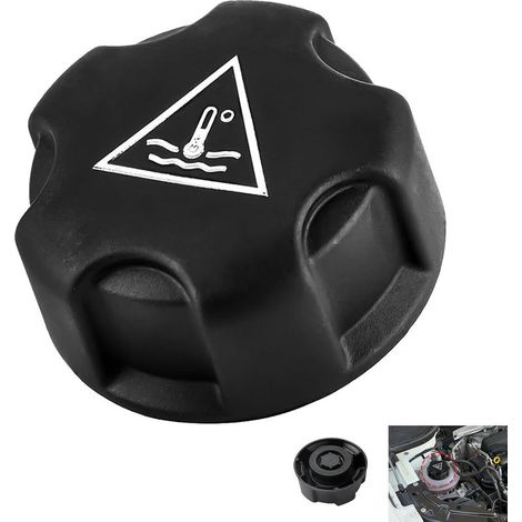 Bouchon Vase D’Expansion pour Réservoir Liquide Refroidissement, Bouchon Radiateur Qualité OE Compatible avec Peugeot 206 207 308 407 408 4008 508 5008 Citroën C3 Remplacement Numéro OE 1306J5 1306E4 (1/5)
