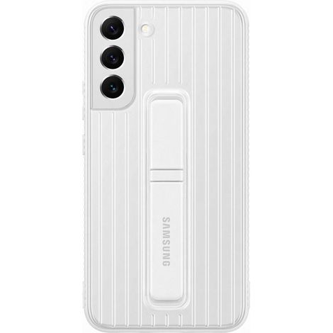 Samsung Galaxy S22 Plus Schutzhülle mit Ständer, Weiß (1/4)