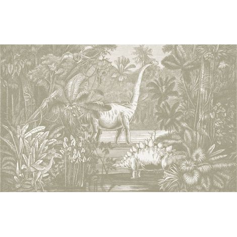 Komar Wandtapete - Jurassic Kingdom - 250 x 400 cm - Digitaldruck - für Kinderzimmer (1/5)