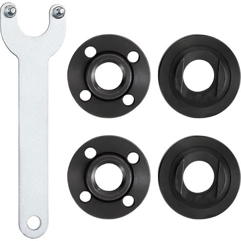 Set di 5 chiavi per smerigliatrici angolari (125 mm), chiavi per smerigliatrici angolari con flangia, chiavi regolabili, ricambi per smerigliatrici angolari, per smerigliatrici angolari da 125 mm