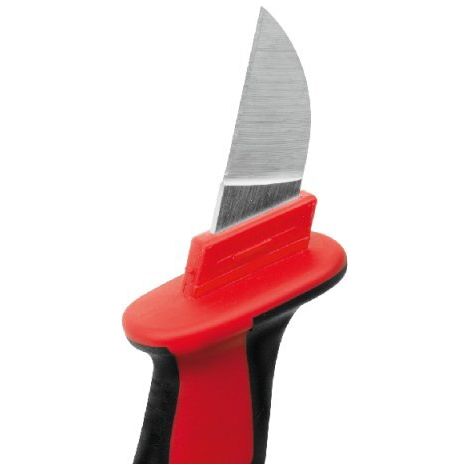Couteau électricien isole 1000V - Ergonomique & Robuste - Grip antidérapant - MOB (1/4)