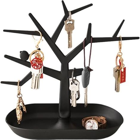 Porte bijoux mural, présentoir colliers bagues, organisateur déco (1/5)