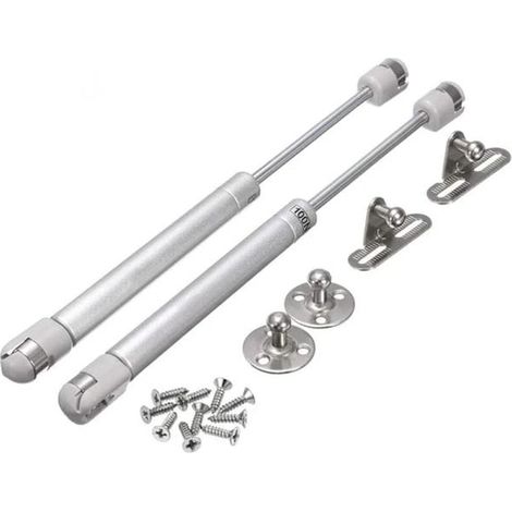 2 ressorts à gaz 80N, ressorts hydrauliques pour armoire, ressorts à gaz d'origine, bras pneumatique pour porte d'armoire de cuisine, pour le levage. (1/5)