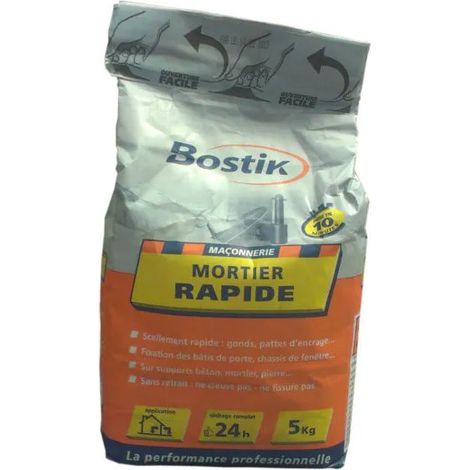 Mortier rapide 5kg pour scellements urgents – Prise ultra-rapide – Excellente adhérence sur béton et métal – Intérieur et extérieur – Serrurerie-Boutique