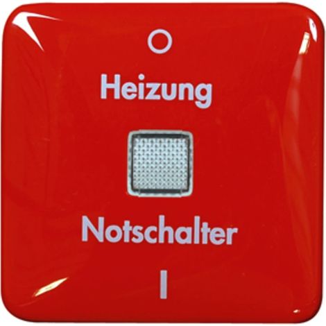 Legrand Creo rouge Interrupteur chauffage STOP