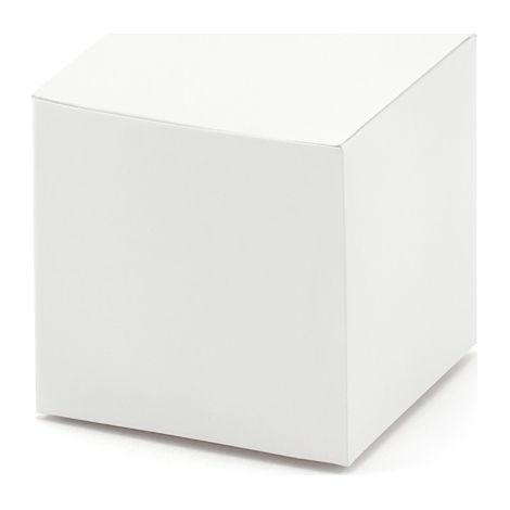 Cajas cuadradas, blancas, 10 unidades. (1/5)