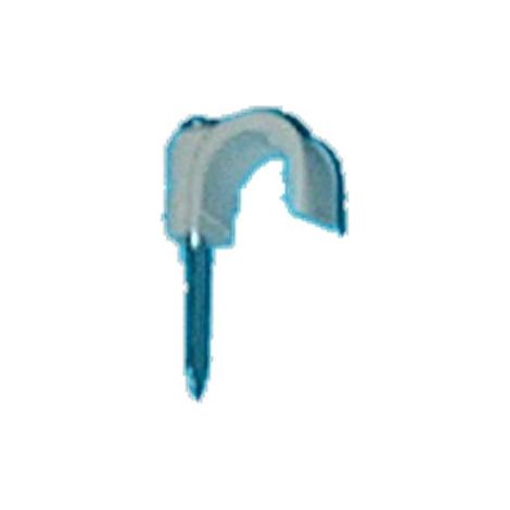 Grapa Electricidad  Cable 08Mm Blanco Fer 100 Pz (1/2)